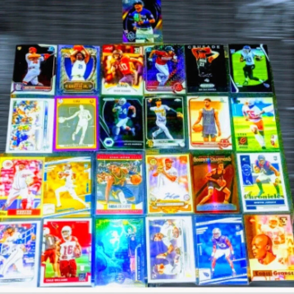 Mixed Hobby Repacks - 25 Cards - All Rookie ( RC ) Edition - 🏀 🏈 ⚾ - 3 Sports - Picture 1 of 1